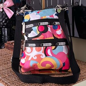 Nylon LeSportsSac Crossbody Purse w/Adjustable Strap